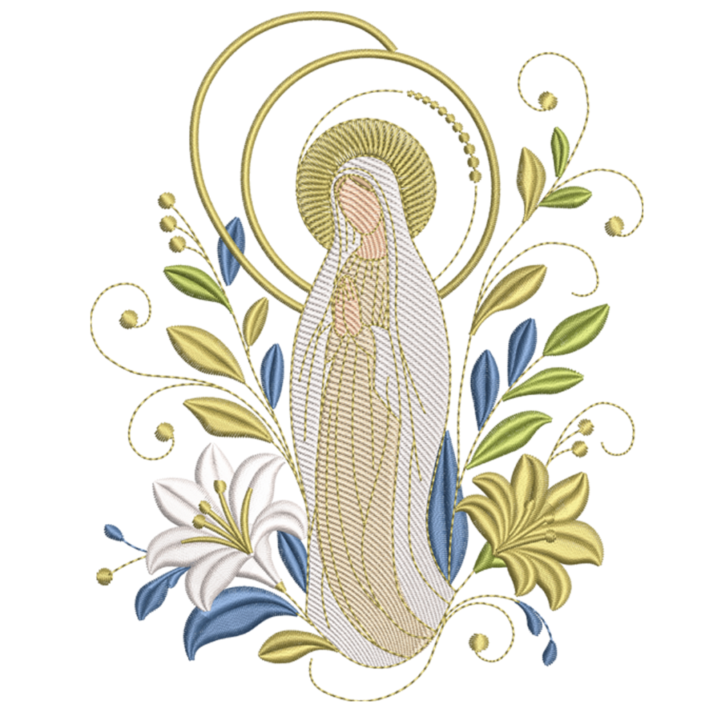 Matriz de bordado Nossa Senhora